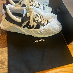 CHANEL Monochrome Athletic Sneakers